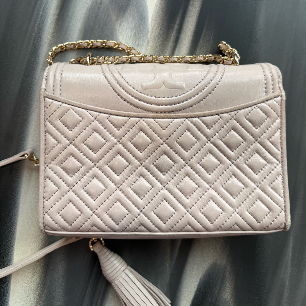 Tory Burch Fleming Small Convertible Shoulder Bag, GUC